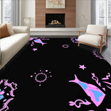 Magical Fairytale Wonderland Dreamy Ethereal Swirl Constellation Design(Black)