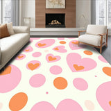 Confetti Dots with Playful Interlocking Shapes (Pink)