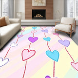 Kawaii Cascade with Floating Love Symbols (Pink)