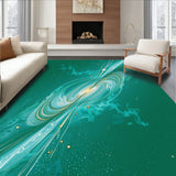 Interstellar Cloud Meteorite Shower Planetary Milky Way Path(Teal)