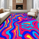 Cascade Rippled Mosaic with Whimsical Flowing (Pink)