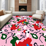 Festive Twinkle Featuring Playful Cat Silhouettes and Holiday Lights(Pink)