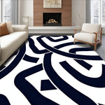 Abstract Wave with Interlocking Angular Shapes (White) - ODIKA