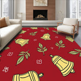 Joyful Season Greeting Bow Shaped Embellishment(Red)