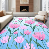 Whimsical Garden Botanical Meadow Illustration Arrangement (Pink)