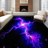 Celestial Nebula Cosmic Throw Astral Space Wonderland Flannel Print (Purple) - ODIKA