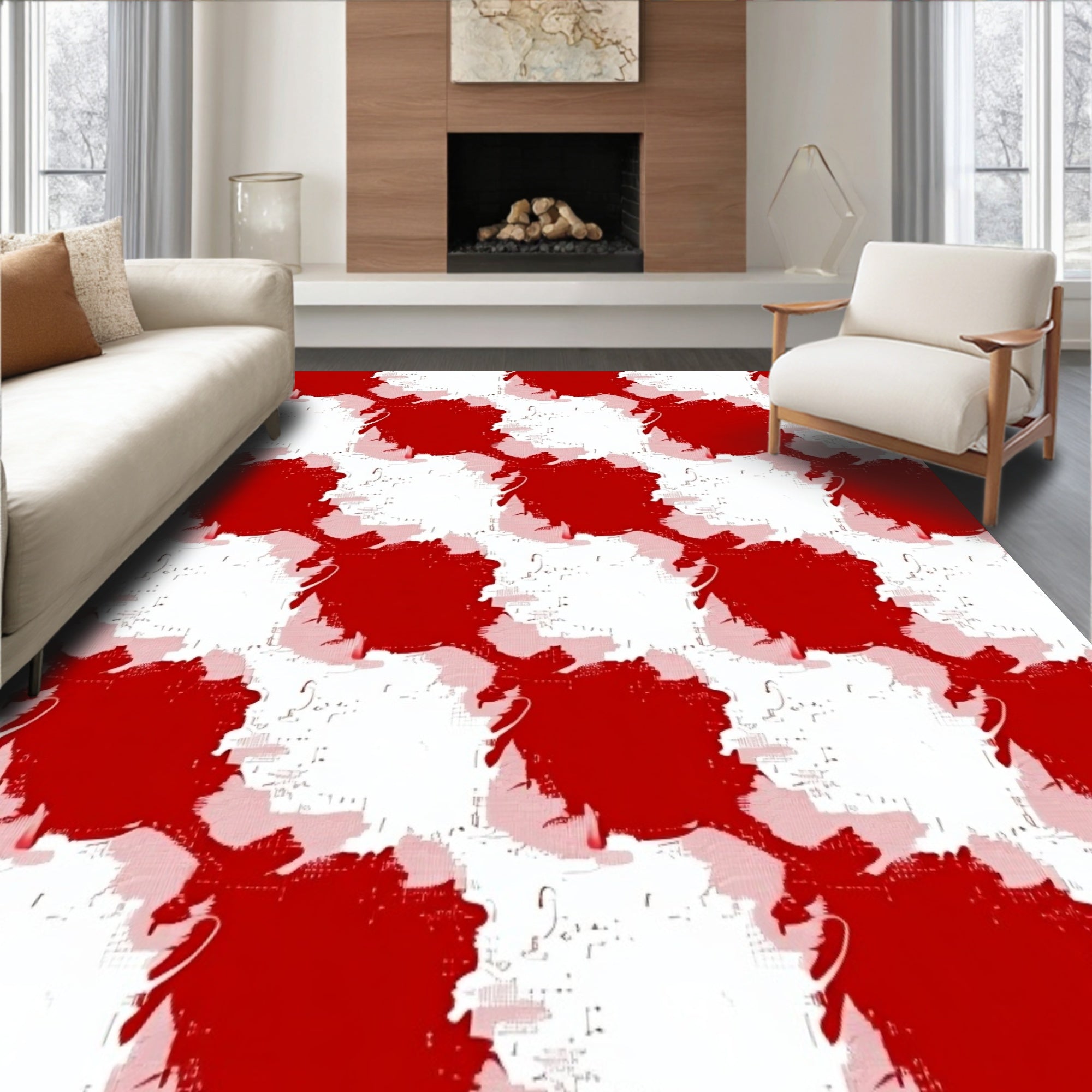 Buffalo Checkered Patchwork Celebration Heritage(Red)