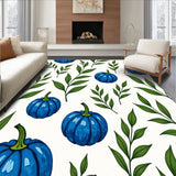Autumn Harvest Eucalyptus Botanical Tapestry(Blue)