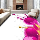 Modern Luxe Ink Splash with Metallic Ripple (Pink) - ODIKA