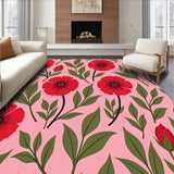Enchanted Botanical Vintage Throw(Pink)