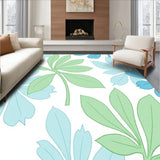 Botanical with Whispered Leaf Accents (Blue)
