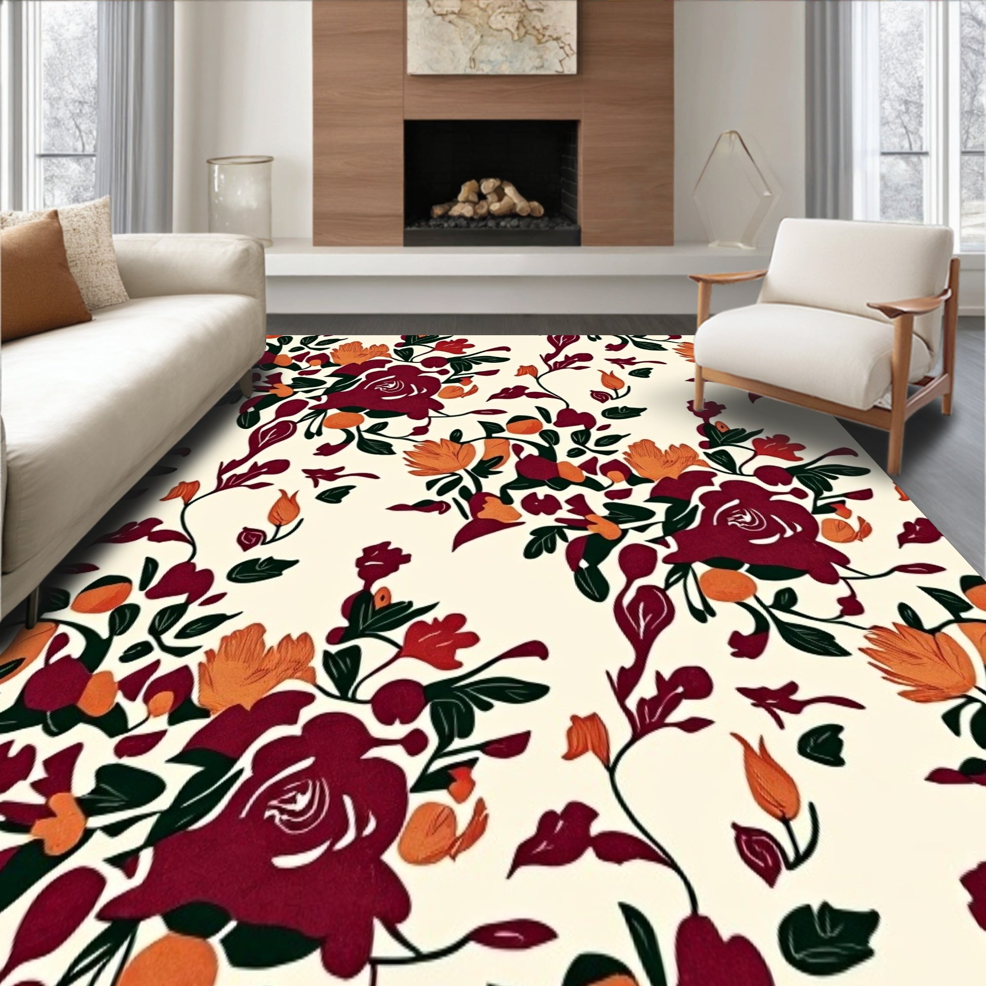 Harvest Blossom Patchwork Floral(Ivory)