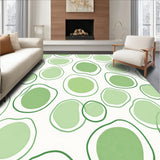 Serene Nimbus Outline with Flowing Forms(Green)