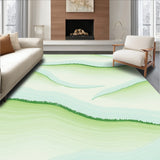 Verdant Meadow Impressionist Landscape(Green)