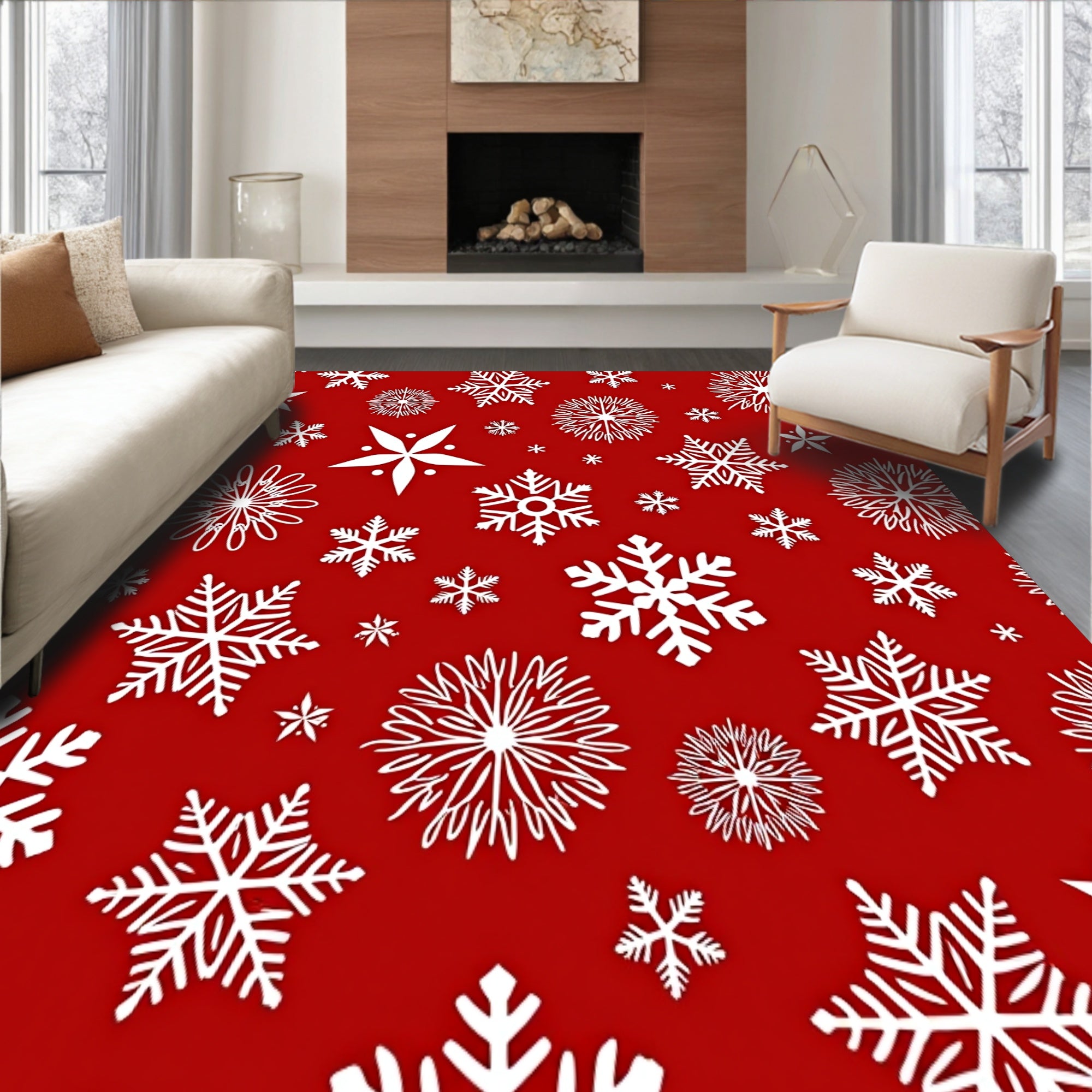 Enchanted Frosty Celebration Artistic(Red)