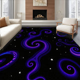 Mystical Swirl Night Sky Artistry(Black)
