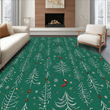 Joyful Winter Woodland Spruce Needle Hallway(Green)