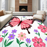 Whimsical Meadow with Delicate Petal Clusters (Pink)