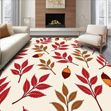 Enchanted Winter Woodland Tapestry Elegant(Red)