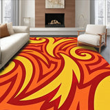 Autumn Harvest Swirl Contemporary Decorative(Orange)