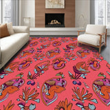 Floral Paisley Contemporary Artistic Expression(Pink)