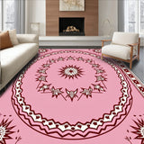 Nordic Constellation Yuletide Tapestry Floor Art(Pink)