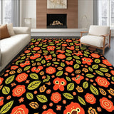 Autumn Dreamscape Interlocking Forest Creature Mosaic(Black)