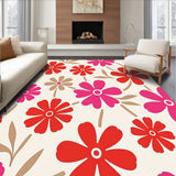 Abstract Blossom Contemporary Artisan (Red)