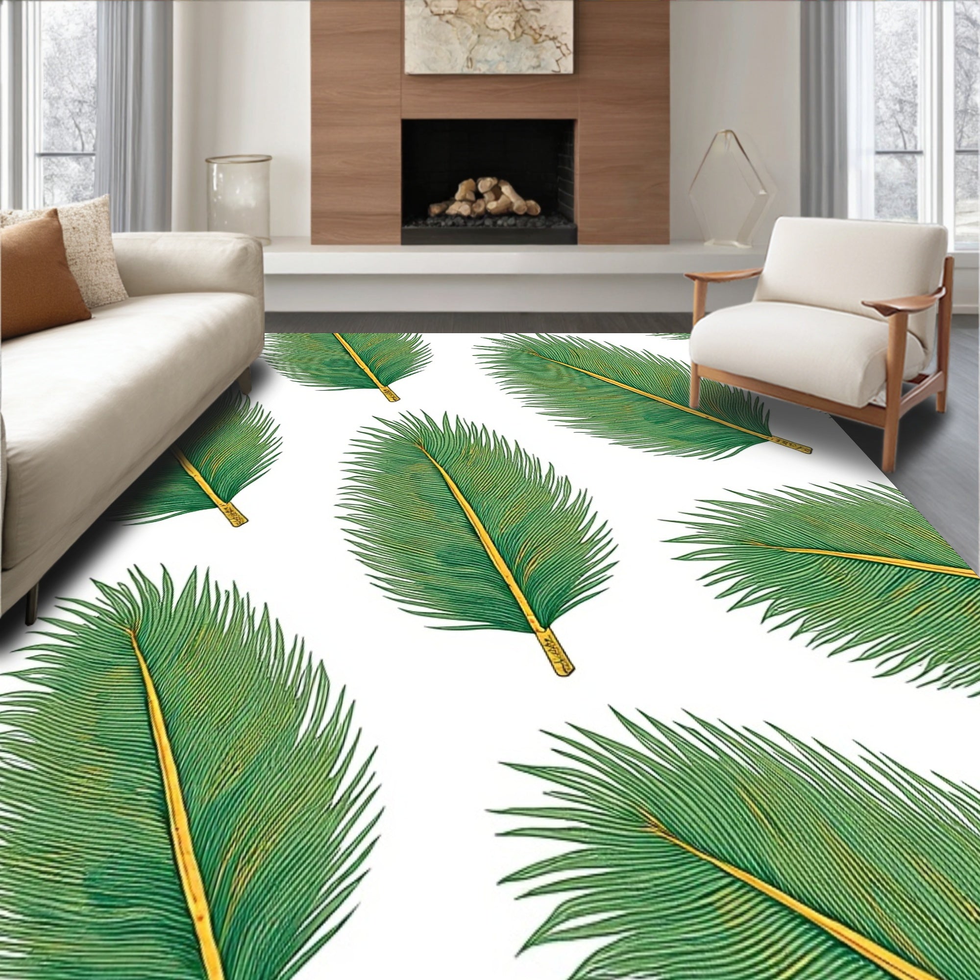 Whimsical Pinecone Mosaic with Delicate Filigree Details(Green)