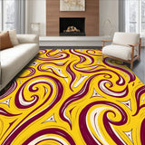 Vintage Abstract Swirl Enchanting Distinctive Heritage Treasure (Yellow)