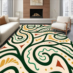 Abstract Botanical Maze with Symmetrical Branch Network (Beige) - ODIKA