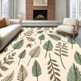 Seasonal Pine Branch Festive Textile(Ivory)