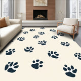 Paw Print Trail Entry with Moisture Wicking Technology (Beige)