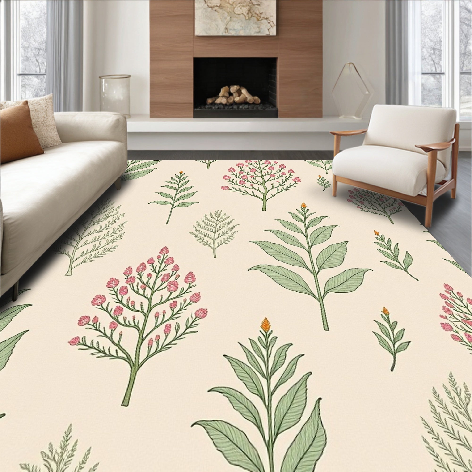 Herbarium Specimen Print with Naturalist Illustration Style (Ivory) - ODIKA