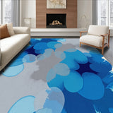 Artisan Crafted Abstract Watercolor Splash Modern(Blue)