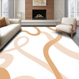 Abstract Wave with Flowing Curves and Delicate Hue Transitions (Brown)