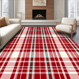 Classic Tartan Plaid Interlocking Heritage Holiday Charm(Red)