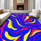 Abstract Decorative Elegant Contemporary Artistic (Blue)