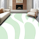 Abstract Watercolor Brush Strokes with Artistic Texture(Green)