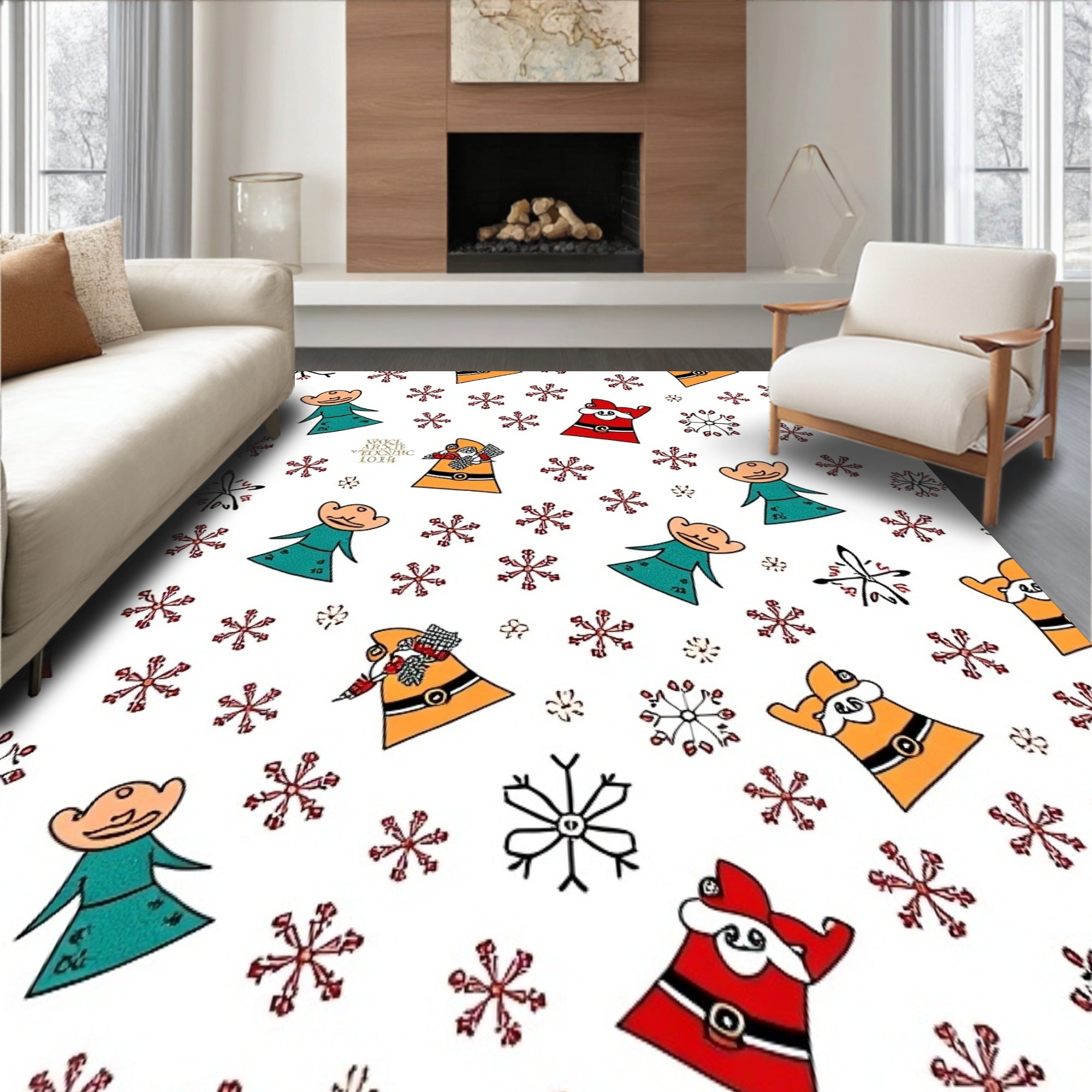 Enchanted Winter Wonderland Joyful Celebration Theme(Red)