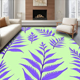 Enchanted Forest Botanical with Delicate Fern Frond Silhouettes (Green)