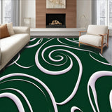 Abstract Swirl Vortex Design with Contemporary Art Styling(Green)