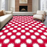 Farmhouse Gingham Lattice Holiday Welcome(Red)