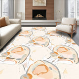 Elegant Interlocking Medallion Abstract Artisan Crafted(Beige)