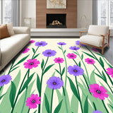 Blossom Field Welcoming Arch Doorway Floral Botanical Entrance(Purple)