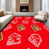 Gingerbread Village Dream Heartwarming Path Decoration(Red)