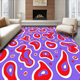 Abstract Whirlwind Swirl Motif with Dynamic Festal Accents(Purple)