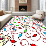 Festive Electrified Feline Illuminated Holiday Humorous Display(White)