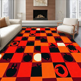 Buffalo Checkered Pumpkin Patch Harvest Festive Design(Orange)