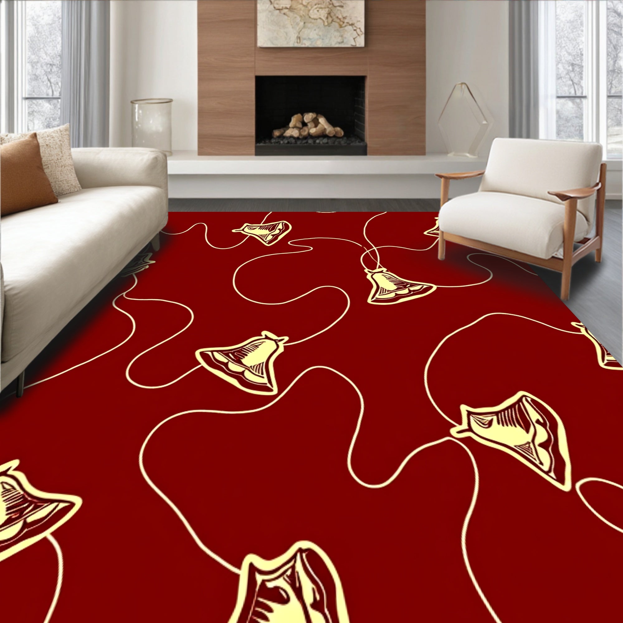 Yuletide Arch Front Gateway Accessory(Red)